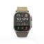 Apple Watch Ultra 49mm Zore KRD-122 Silikon Kordon Strap Kayış Kahverengi-Krem