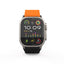 Apple Watch Ultra 49mm Zore KRD-122 Silikon Kordon Strap Kayış Kahverengi-Krem