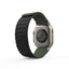 Apple Watch Ultra 49mm Zore KRD-122 Silikon Kordon Strap Kayış Siyah-Turuncu