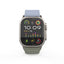 Apple Watch Ultra 49mm Zore KRD-122 Silikon Kordon Strap Kayış Kahverengi-Krem