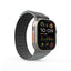 Apple Watch Ultra 49mm Zore KRD-122 Silikon Kordon Strap Kayış Kahverengi-Krem