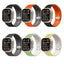 Apple Watch Ultra 49mm Zore KRD-124 Silikon Kordon Strap Kayış Koyu Yeşil-Gri