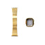 Apple Watch Ultra 49mm Zore KRD-126 Sert Kasa Koruyuculu Metal Kordon Gold
