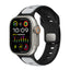 Apple Watch Ultra 49mm Zore KRD-135 Silikon Kordon Strap Kayış Gri-Turuncu