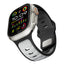 Apple Watch Ultra 49mm Zore KRD-135 Silikon Kordon Strap Kayış Gri-Turuncu