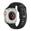 Apple Watch Ultra 49mm Zore KRD-135 Silikon Kordon Strap Kayış Siyah