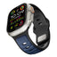 Apple Watch Ultra 49mm Zore KRD-135 Silikon Kordon Strap Kayış Gri-Turuncu