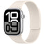 Apple Watch Ultra 49mm Zore KRD-136 Kabartma Desenli Silikon Kordon Beyaz