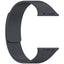 Apple Watch Ultra 49mm Zore KRD-136 Kabartma Desenli Silikon Kordon Siyah