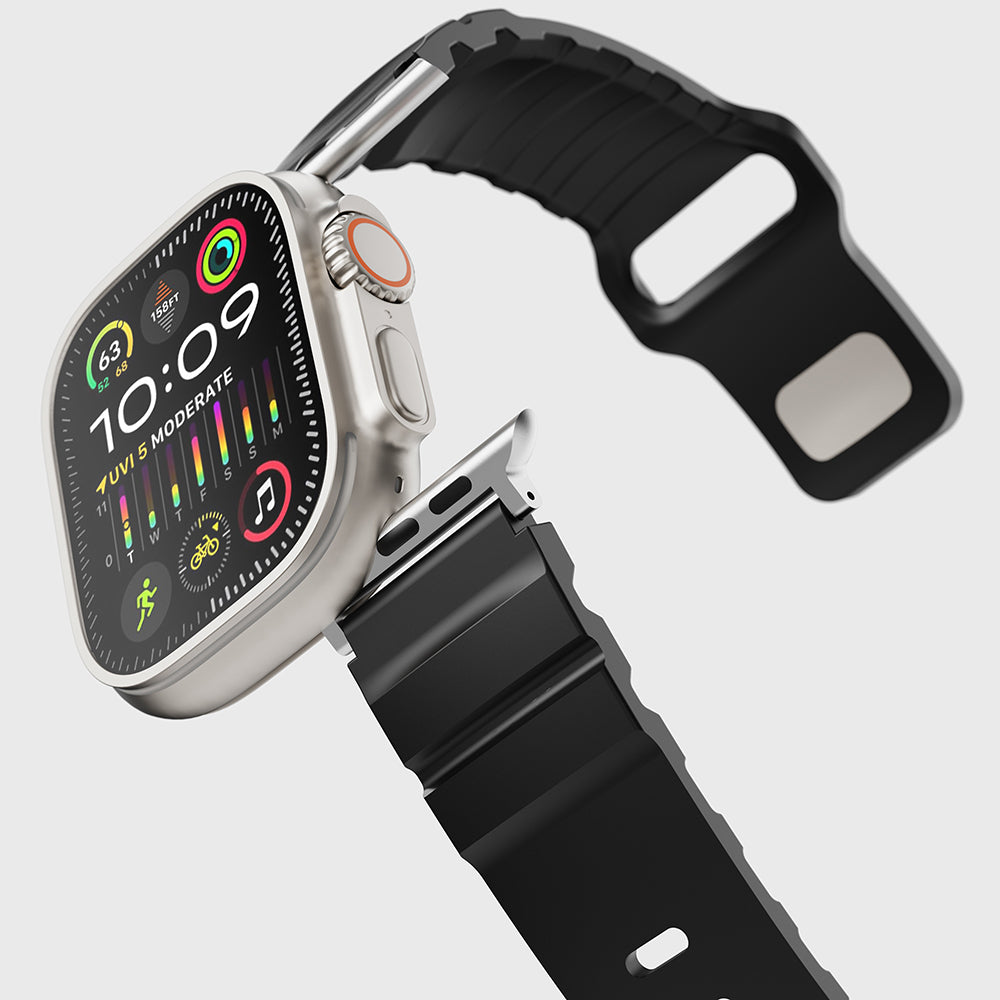 Apple Watch Ultra 49mm Zore KRD-143 Silikon Kordon Sarı