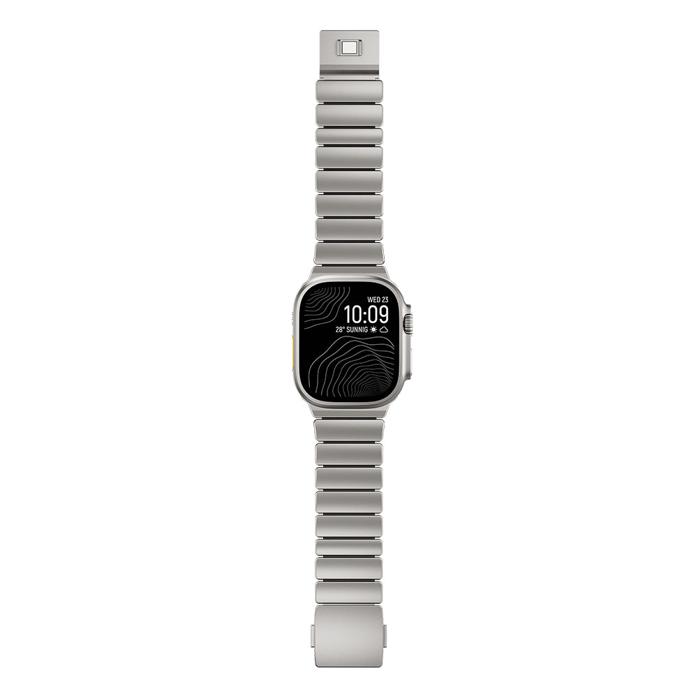 Apple Watch Ultra 49mm Zore KRD-149 Metal Silikon Kordon Siyah