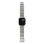 Apple Watch Ultra 49mm Zore KRD-149 Metal Silikon Kordon Gümüş-Yeşil