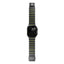 Apple Watch Ultra 49mm Zore KRD-149 Metal Silikon Kordon Gümüş-Yeşil