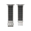 Apple Watch Ultra 49mm Zore KRD-152 Titanyum Silikon Kordon Gri-Turuncu