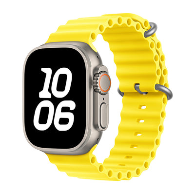 Apple Watch Ultra 49mm Zore KRD-75 Silikon Kordon Sarı