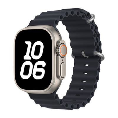 Apple Watch Ultra 49mm Zore KRD-75 Silikon Kordon Midnight