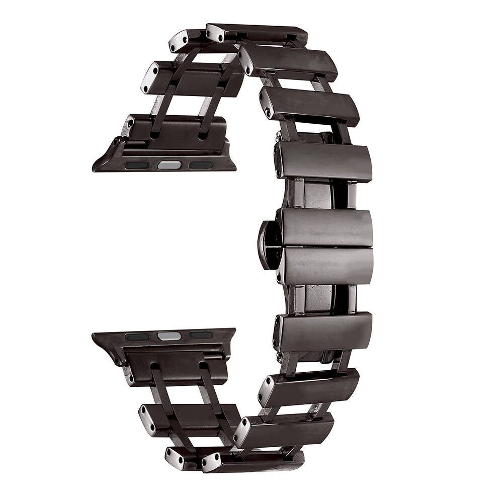 Apple Watch Ultra 49mm Zore KRD-96 Metal Kordon Siyah