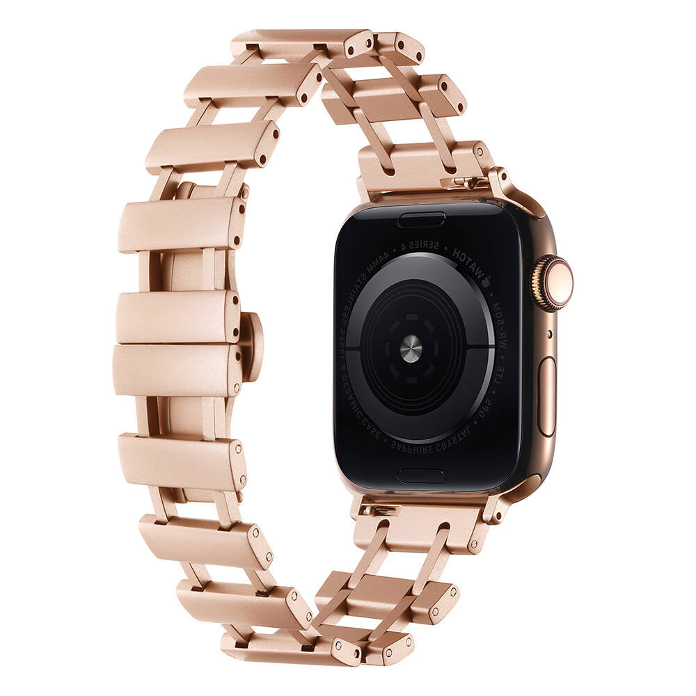 Apple Watch Ultra 49mm Zore KRD-96 Metal Kordon Rose Gold