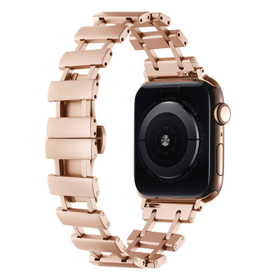 Apple Watch Ultra 49mm Zore KRD-96 Metal Kordon Rose Gold