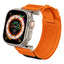 Apple Watch Ultra 49mm Zore KRD-99 Hasır Kordon Gri