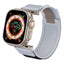 Apple Watch Ultra 49mm Zore KRD-99 Hasır Kordon Gri