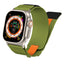 Apple Watch Ultra 49mm Zore KRD-99 Hasır Kordon Gri