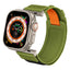 Apple Watch Ultra 49mm Zore KRD-99 Hasır Kordon Gri