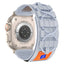 Apple Watch Ultra 49mm Zore KRD-99 Hasır Kordon Gri