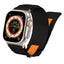 Apple Watch Ultra 49mm Zore KRD-99 Hasır Kordon Gri