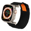 Apple Watch Ultra 49mm Zore KRD-99 Hasır Kordon Gri
