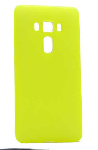 Asus Zenfone 3 Delüxe ZS570KL Kılıf Zore Premier Silikon Kapak Sarı