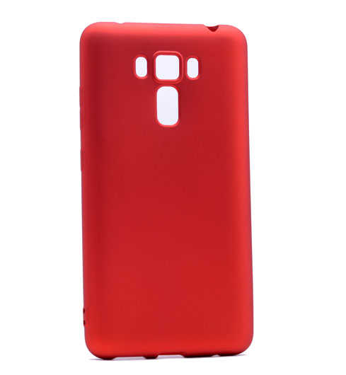 Asus Zenfone 3 Laser ZC551KL Kılıf Zore Premier Silikon Kapak Kırmızı