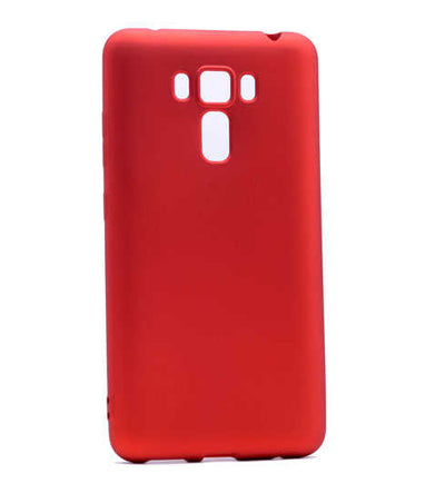 Asus Zenfone 3 Laser ZC551KL Kılıf Zore Premier Silikon Kapak Kırmızı