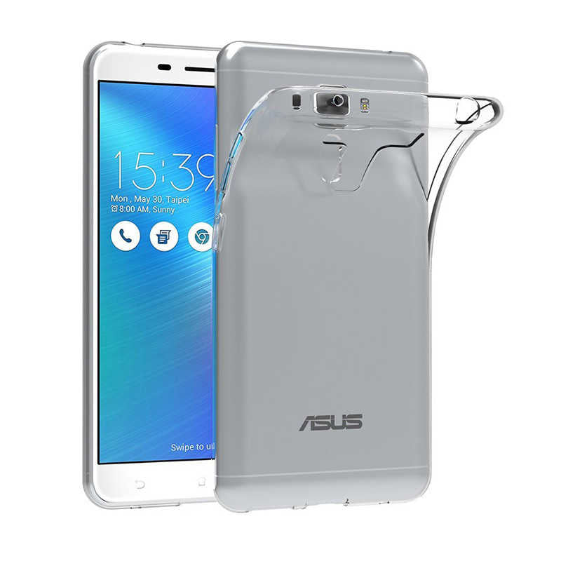 Asus Zenfone 3 Laser ZC551KL Kılıf Zore Süper Silikon Kapak Renksiz