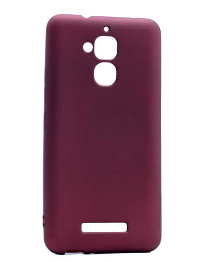 Asus Zenfone 3 Max ZC520TL Kılıf Zore Premier Silikon Kapak Mürdüm