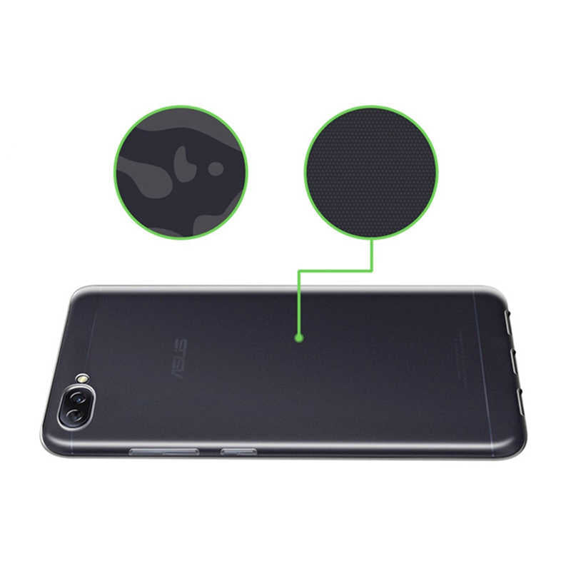 Asus Zenfone 4 Max ZC520KL Kılıf Zore Süper Silikon Kapak Renksiz