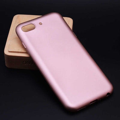 Asus Zenfone 4 Max ZC520KL Kılıf Zore Premier Silikon Kapak Rose Gold