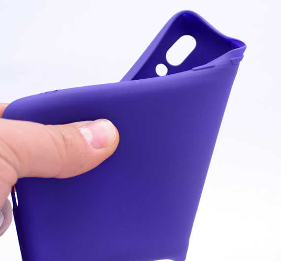 Asus Zenfone 4 Max ZC554KL Kılıf Zore Premier Silikon Kapak Mor