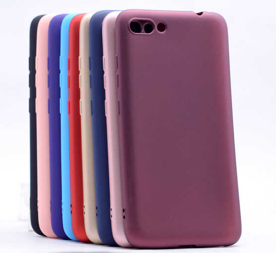 Asus Zenfone 4 Max ZC554KL Kılıf Zore Premier Silikon Kapak Mürdüm