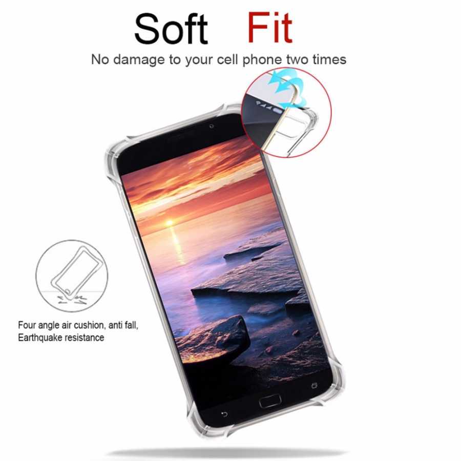 Asus Zenfone 4 Max ZC554KL Kılıf Zore Nitro Anti Shock Silikon Renksiz