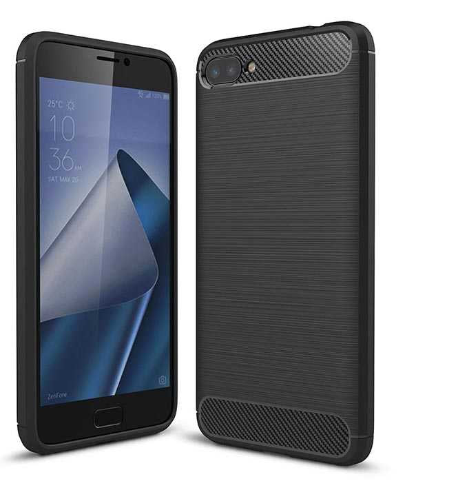 Asus Zenfone 4 Max ZC554KL Kılıf Zore Room Silikon Kapak Siyah