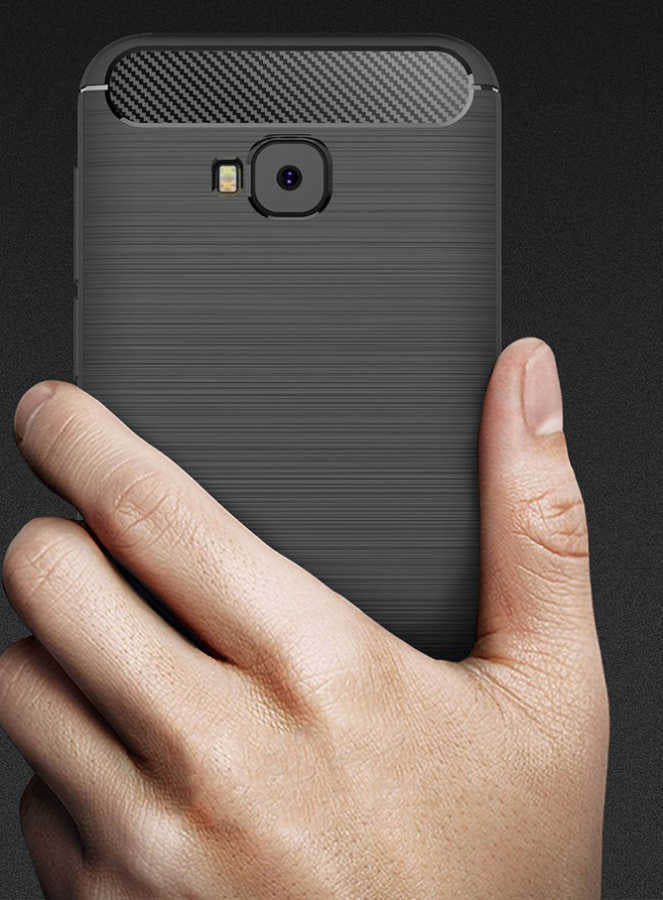 Asus Zenfone 4 Selfie ZB553KL Kılıf Zore Room Silikon Kapak Siyah