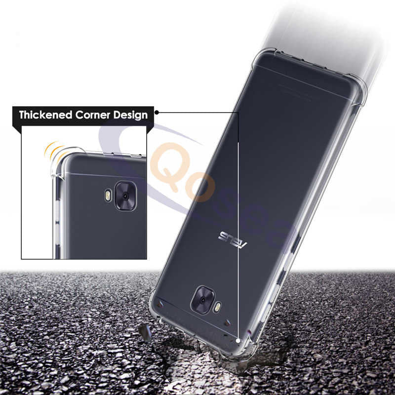 Asus Zenfone 4 Selfie ZD553KL Kılıf Zore Nitro Anti Shock Silikon Renksiz