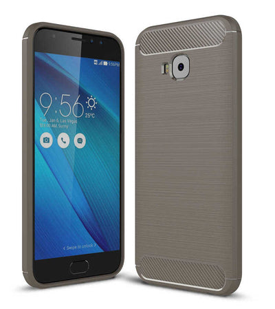 Asus Zenfone 4 Selfie ZD553KL Kılıf Zore Room Silikon Kapak Gri
