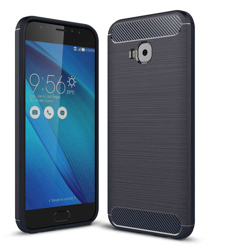 Asus Zenfone 4 Selfie ZD553KL Kılıf Zore Room Silikon Kapak Lacivert