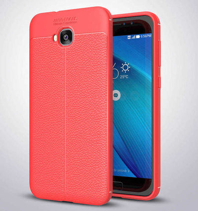 Asus Zenfone 4 Selfie ZD553KL Kılıf Zore Silikon Niss Kapak Kırmızı