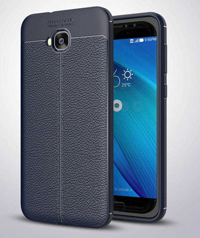 Asus Zenfone 4 Selfie ZD553KL Kılıf Zore Silikon Niss Kapak Lacivert