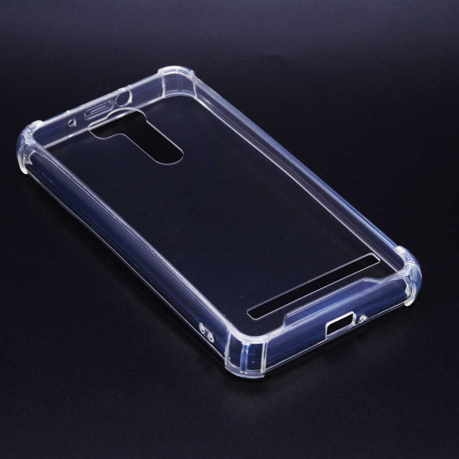 Asus Zenfone Go ZB551KL Kılıf Zore Nitro Anti Shock Silikon Renksiz