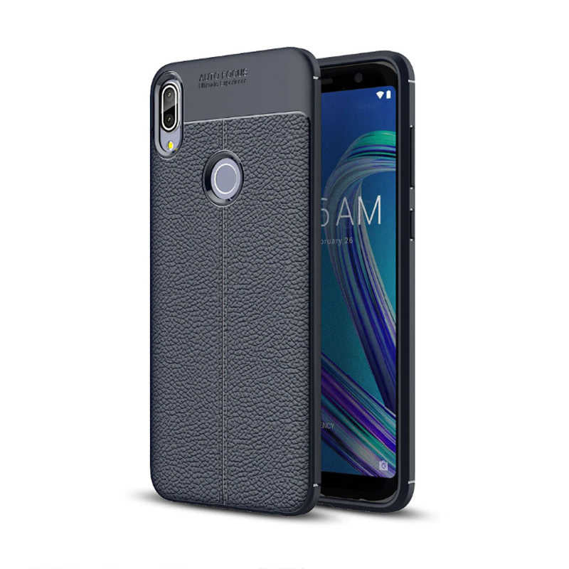 Asus Zenfone Max Pro ZB602KL Kılıf Zore Niss Silikon Kapak Lacivert