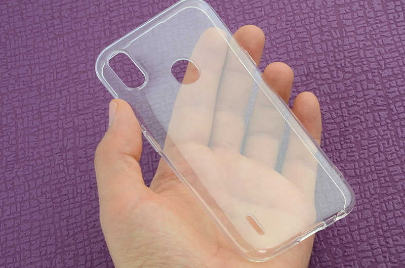 Casper Via E3 Kılıf Zore Süper Silikon Kapak Renksiz